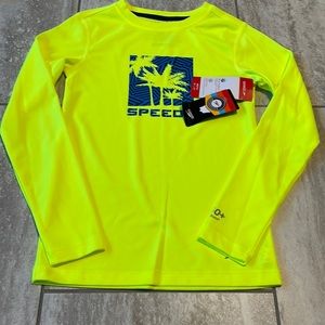 Speedo yellow long sleeves of multiple sizes for boys
